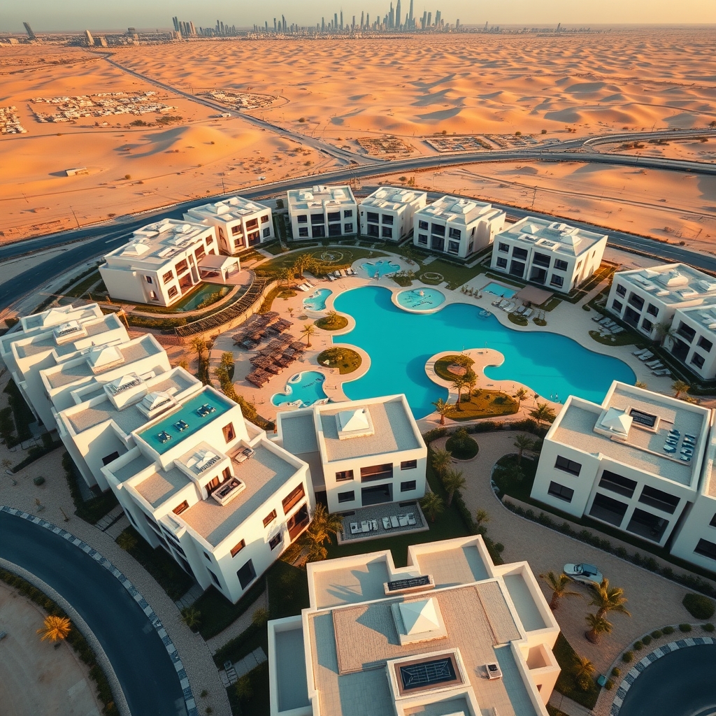Damac Sun City 2026: таунхаусы с аквапарком и лагуной